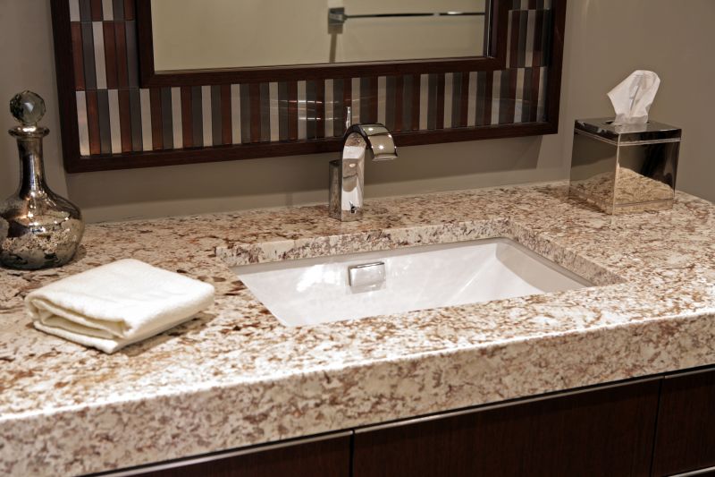 Bathroom Vanity with Granite Finish