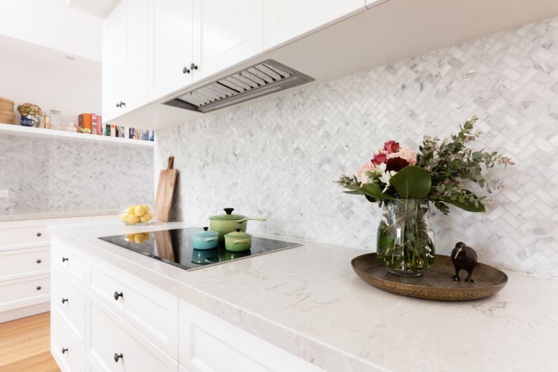 Kitchen Backsplash with Granite